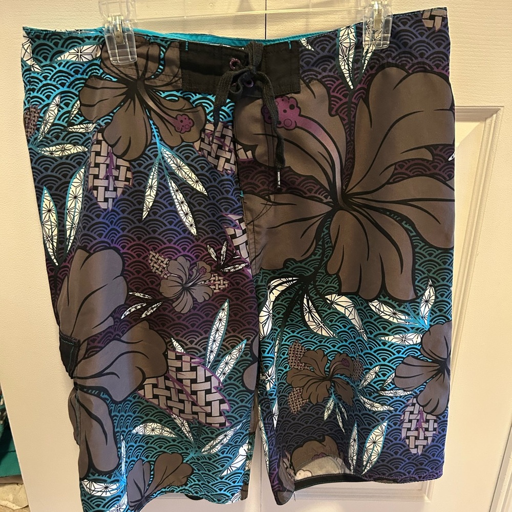 Micros Floral Patterned Men's Board Shorts - Size: 36